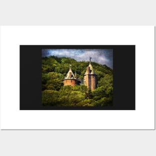 Castell Coch Rising Above The Forest, South Wales Posters and Art